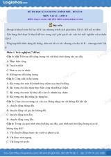 Đề thi học kì 2 Vật lí 10 Kết nối tri thức - Đề số 10